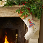 Dancing Fairy Stocking by Shop Kit Kemp handmade in the UK with signature applique design.