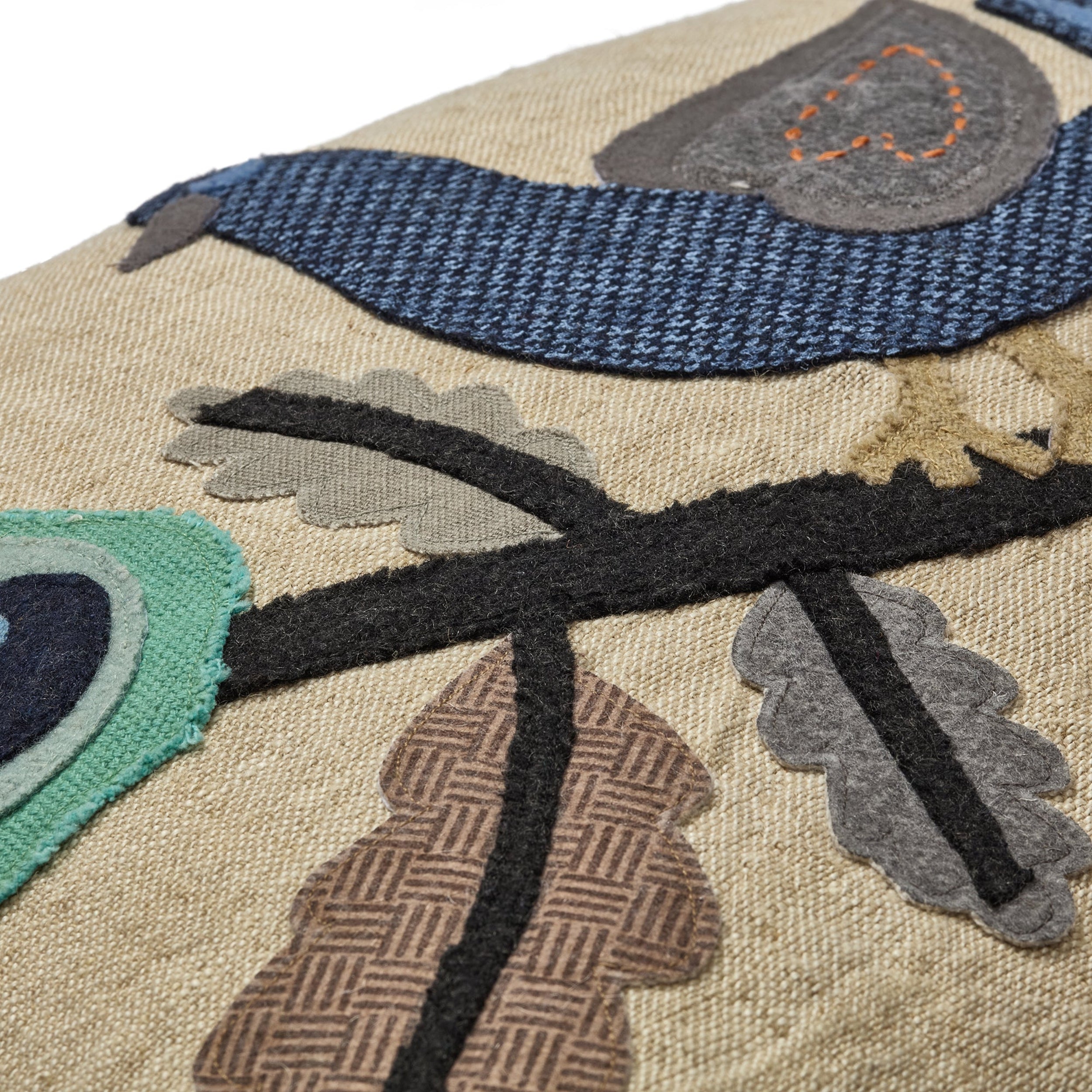 Dawn Chorus Applique Cushion