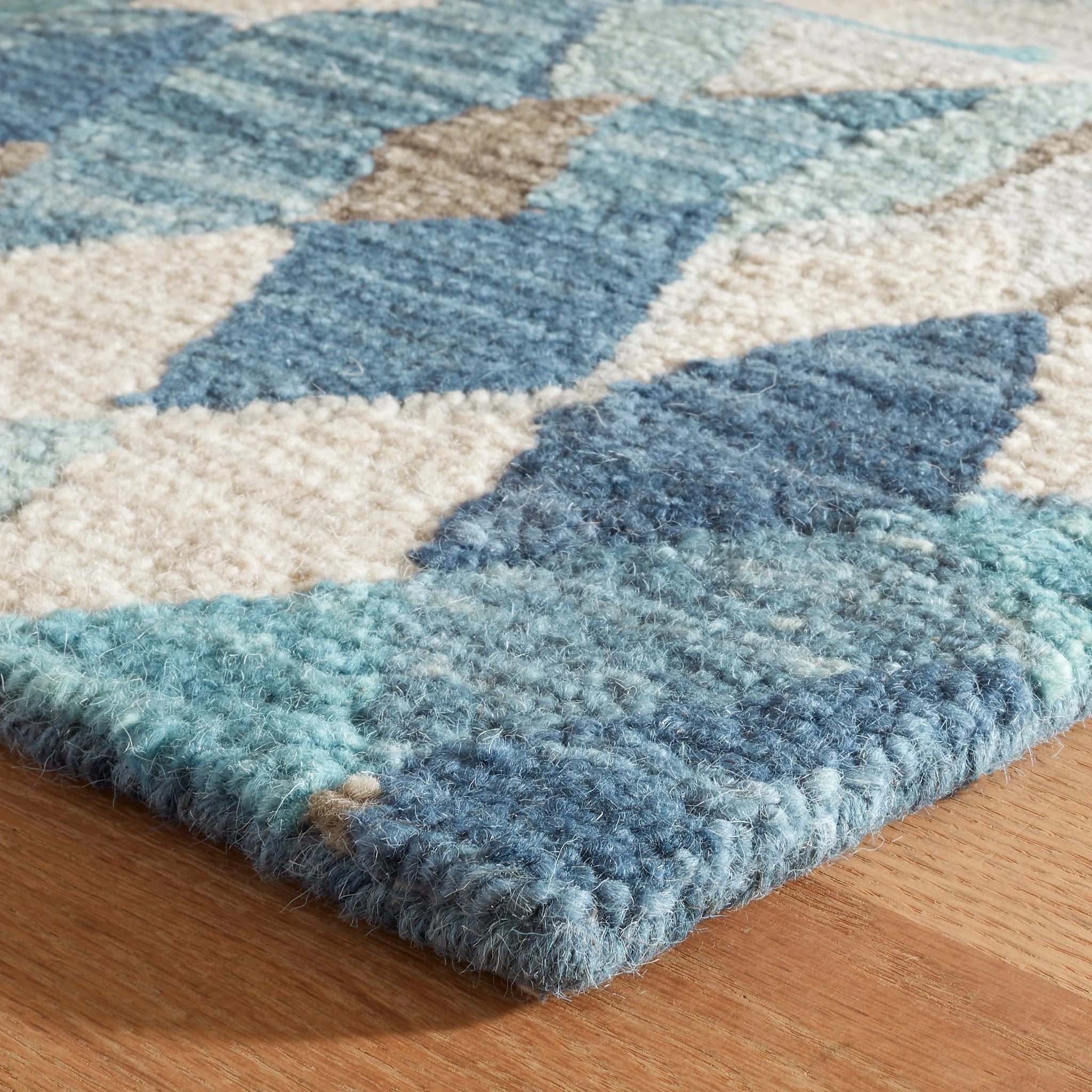 Deer Leap Blue Rug