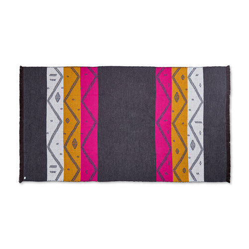 Diego Throw - Denim, Sand & Forest