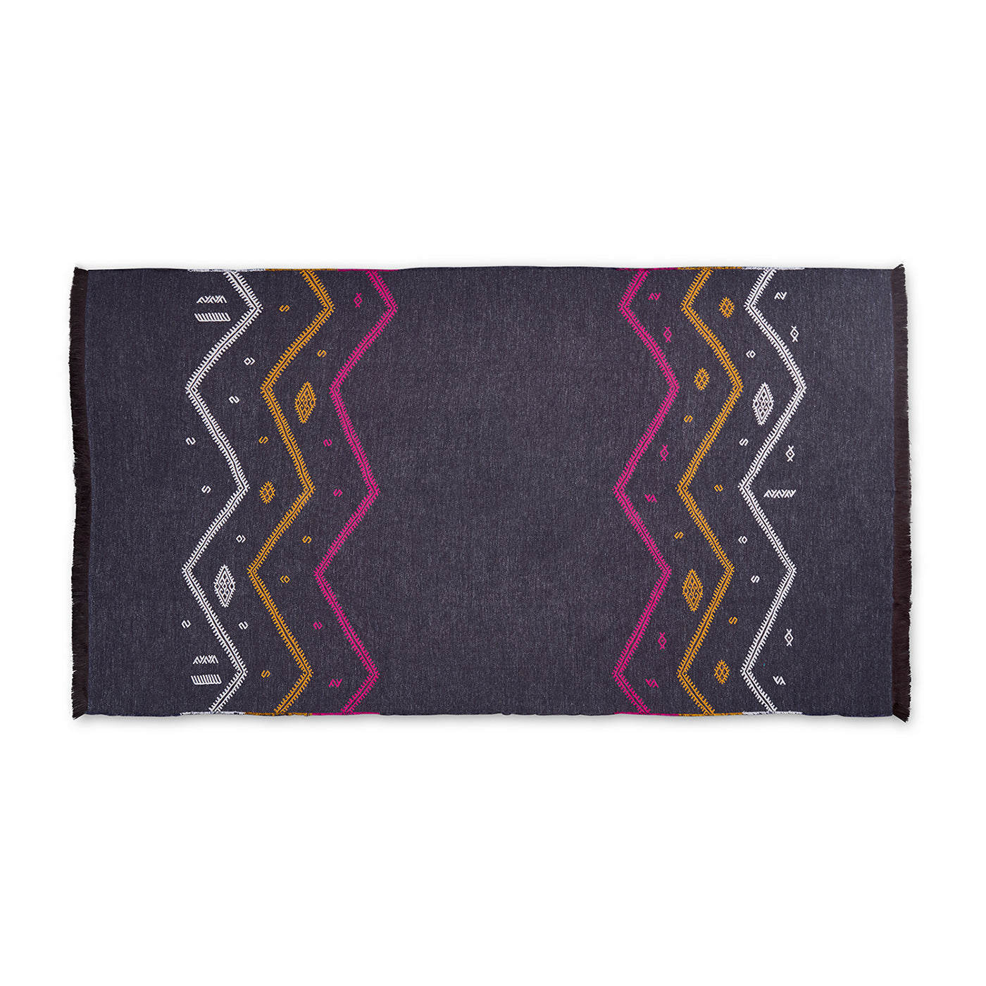 Diego Throw - Sand / Denim / Forest