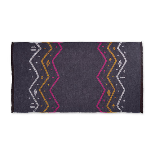 Diego Throw - Sand / Denim / Forest