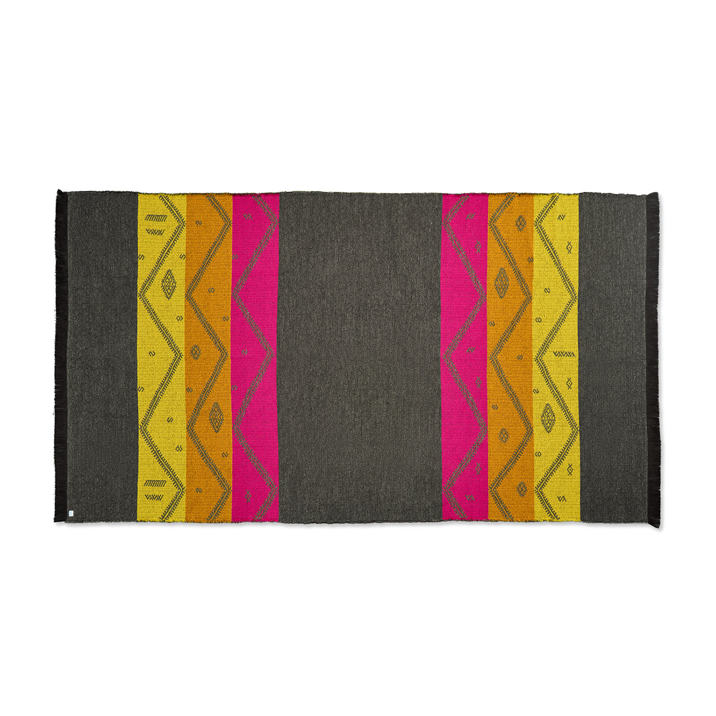Diego Throw - Sand / Denim / Forest