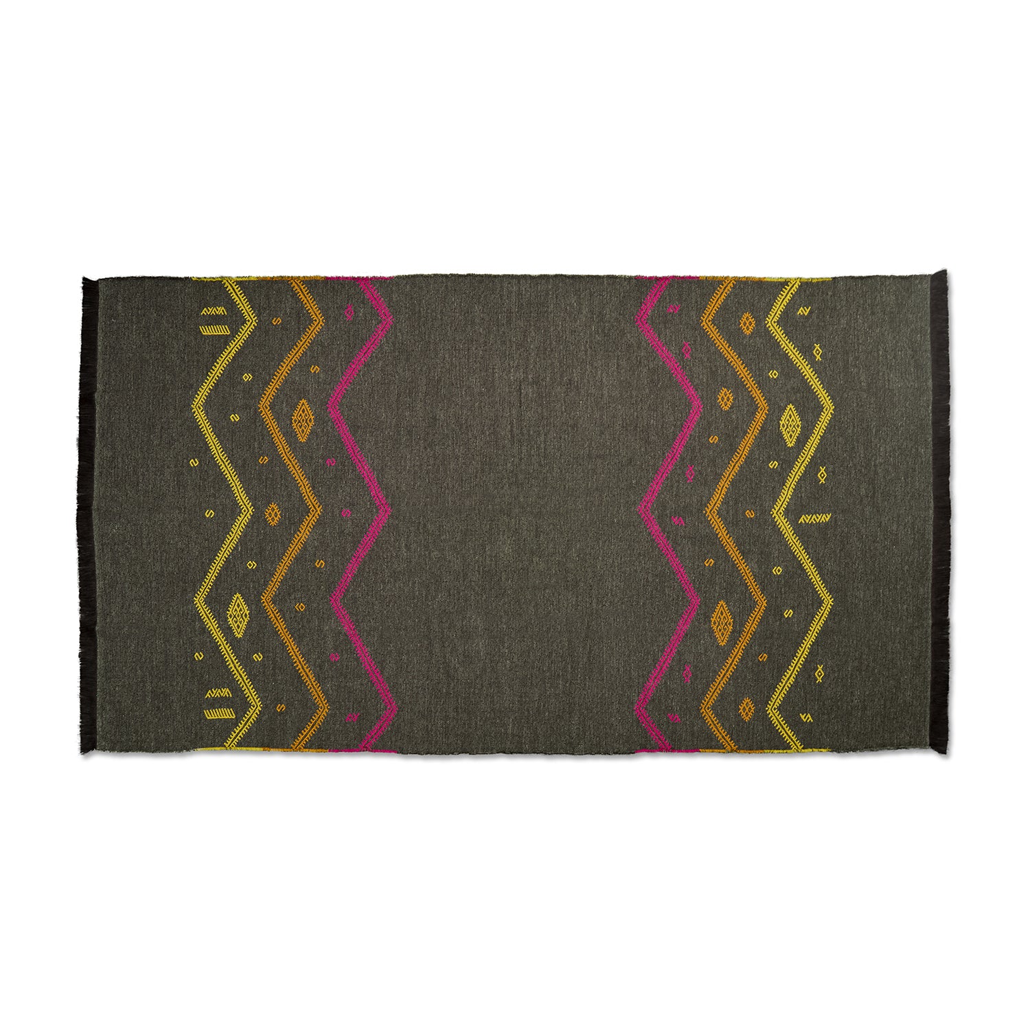 Diego Throw - Denim, Sand & Forest