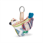 Dove Bird keyring accessory by Shop Kit Kemp, hand made in England, and each in unique combination of fabrics and colours, they are collectable and stitched with unique limited edition number.