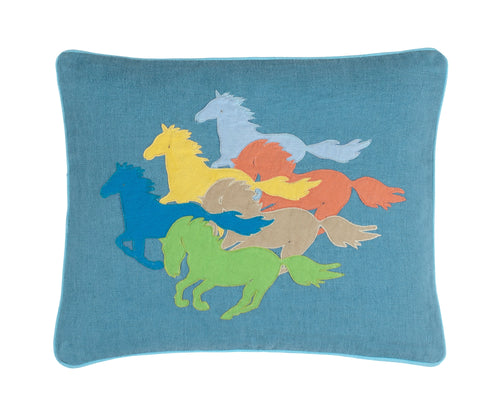 The Drift Applique Delft Cushion