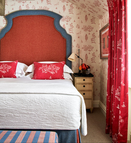 Ellie Headboard - Two Colour Fabric