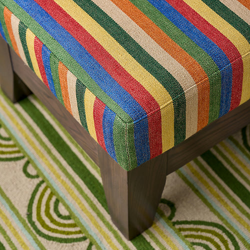 Ella End of Bed Stool - Stripe