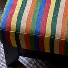 Ella End of Bed Stool - Stripe Jewel