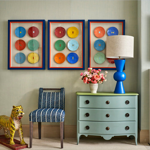 Blue Bow Lamp