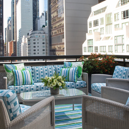 Always Greener Green Indoor/Outdoor  Cushion