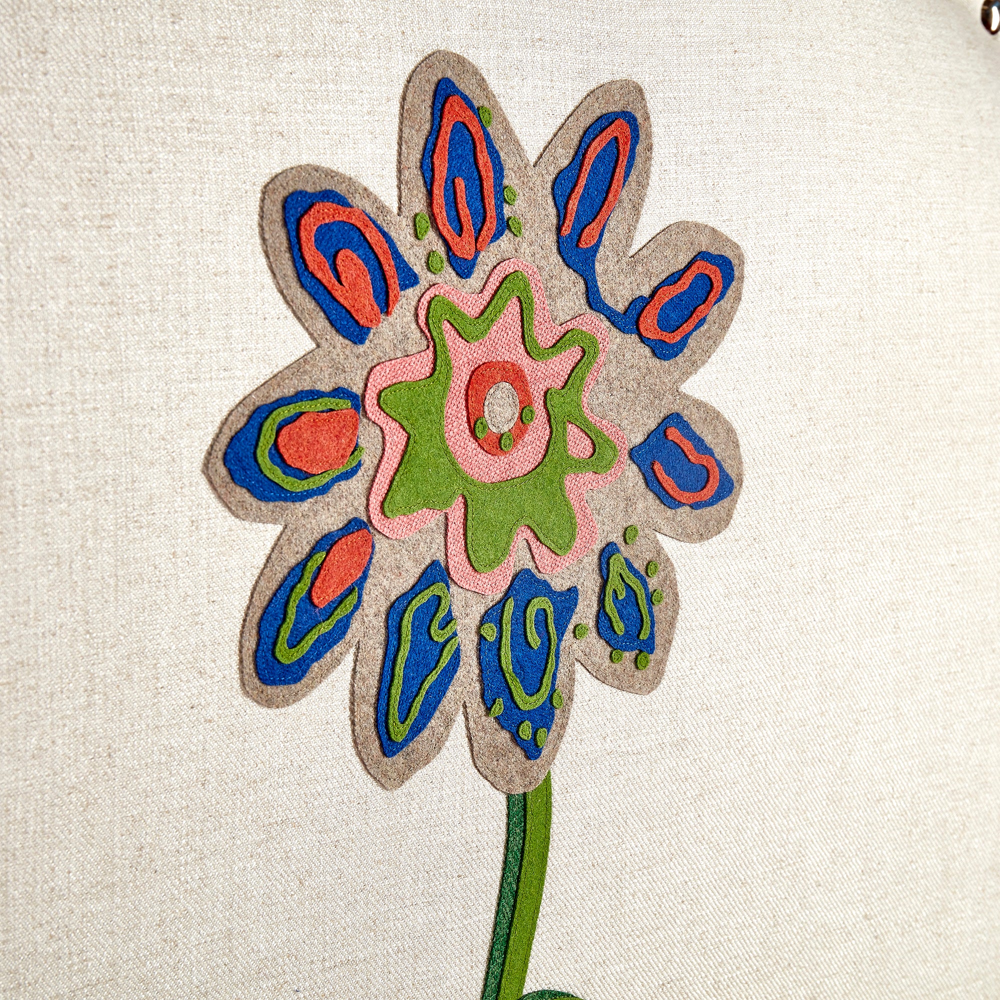 Ruby Headboard - Spring Flower Appliqué