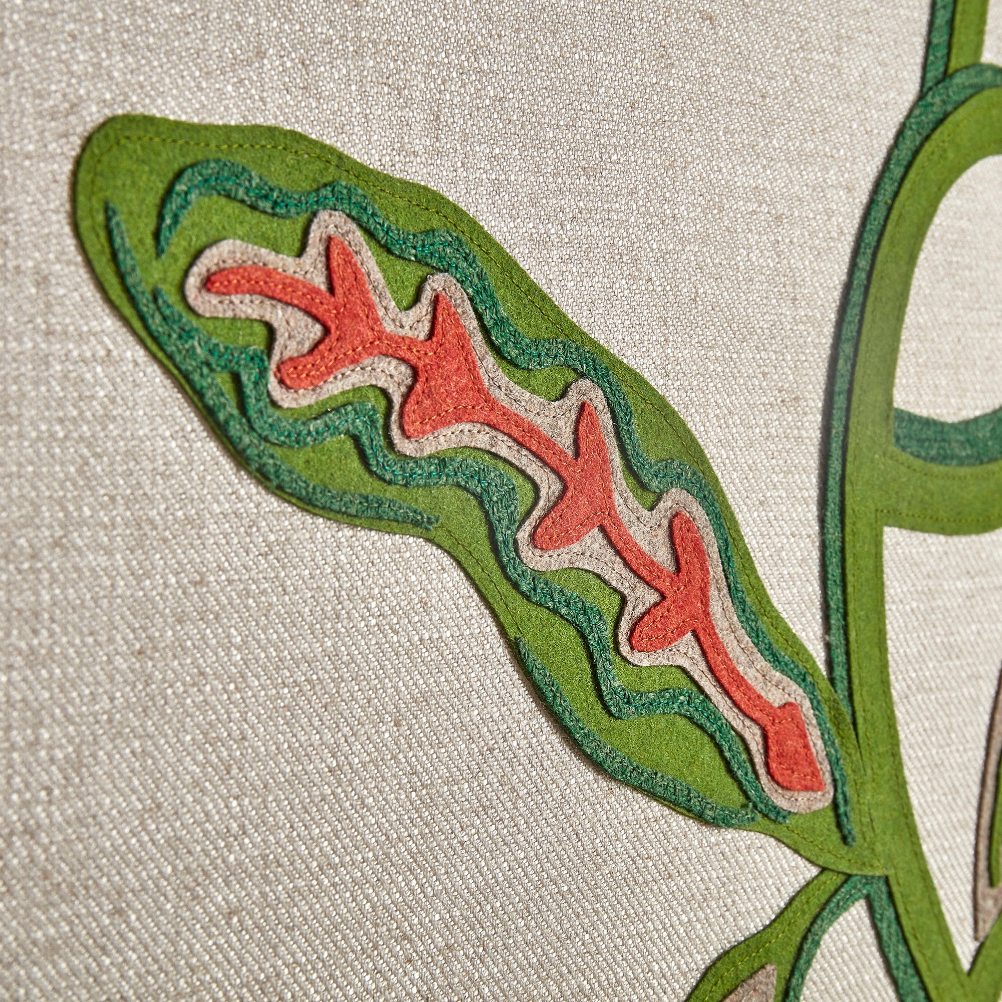 Ruby Headboard - Spring Flower Appliqué