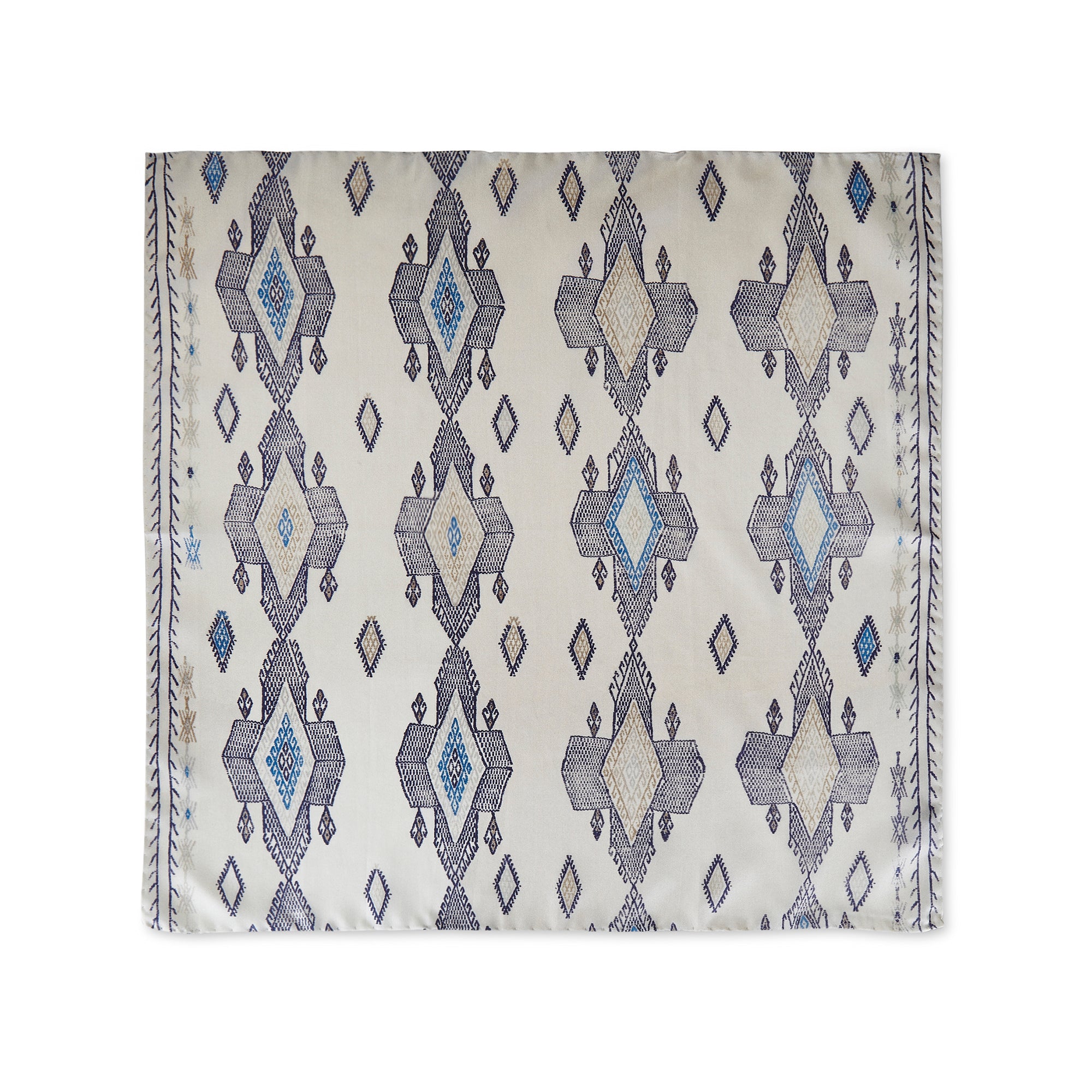 Travelling Light Pocket Square - Blue