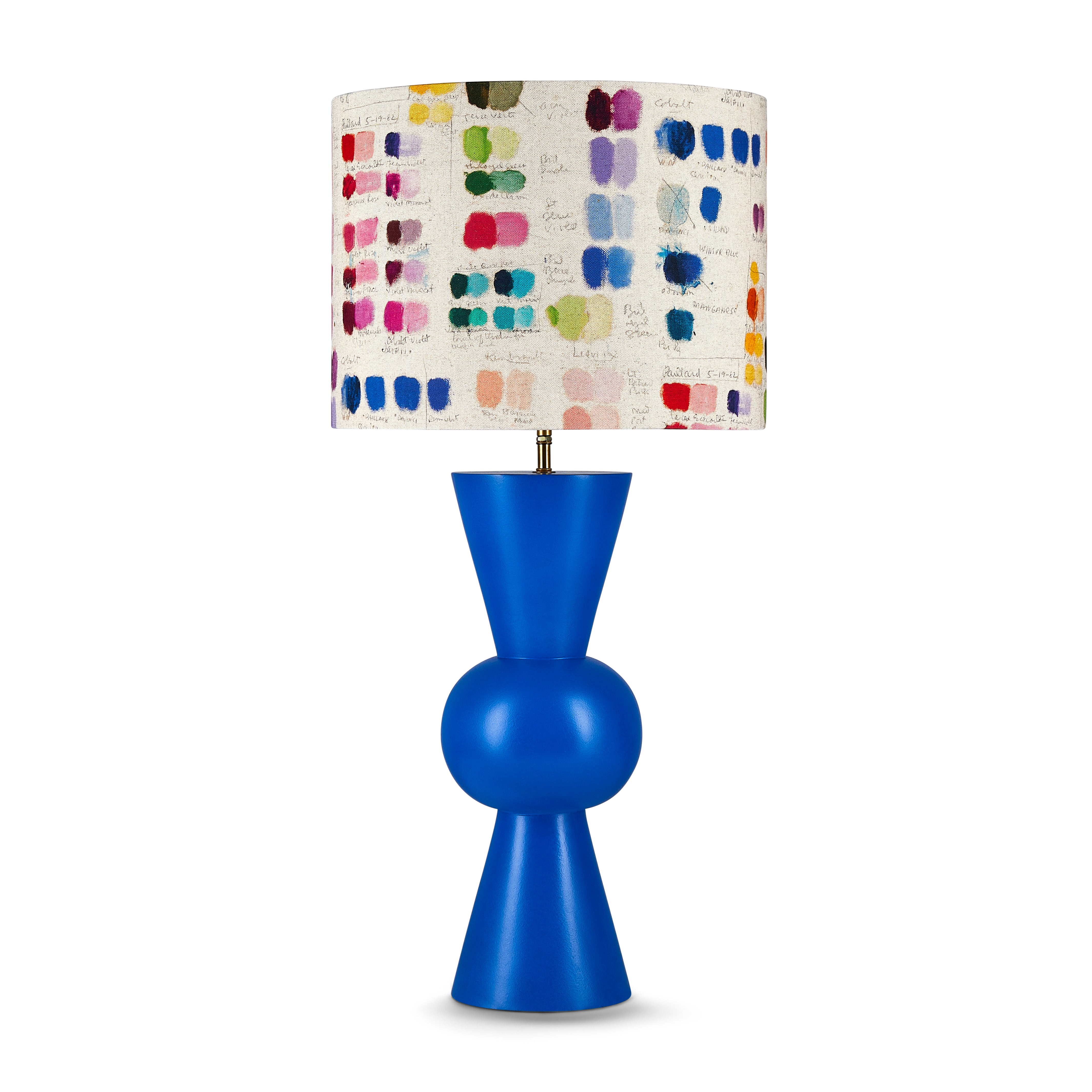 Blue Bow Lamp