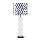 Rick Rack Indigo Cylinder Lampshade