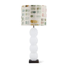 Mixed Tones Natural Cylinder Lampshade