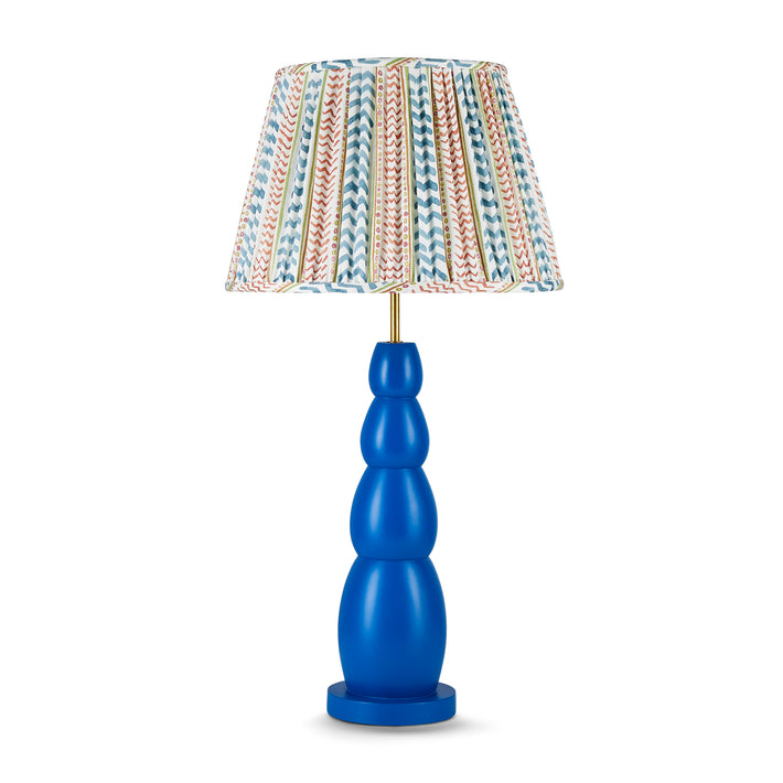 Blue Bobbin Lamp