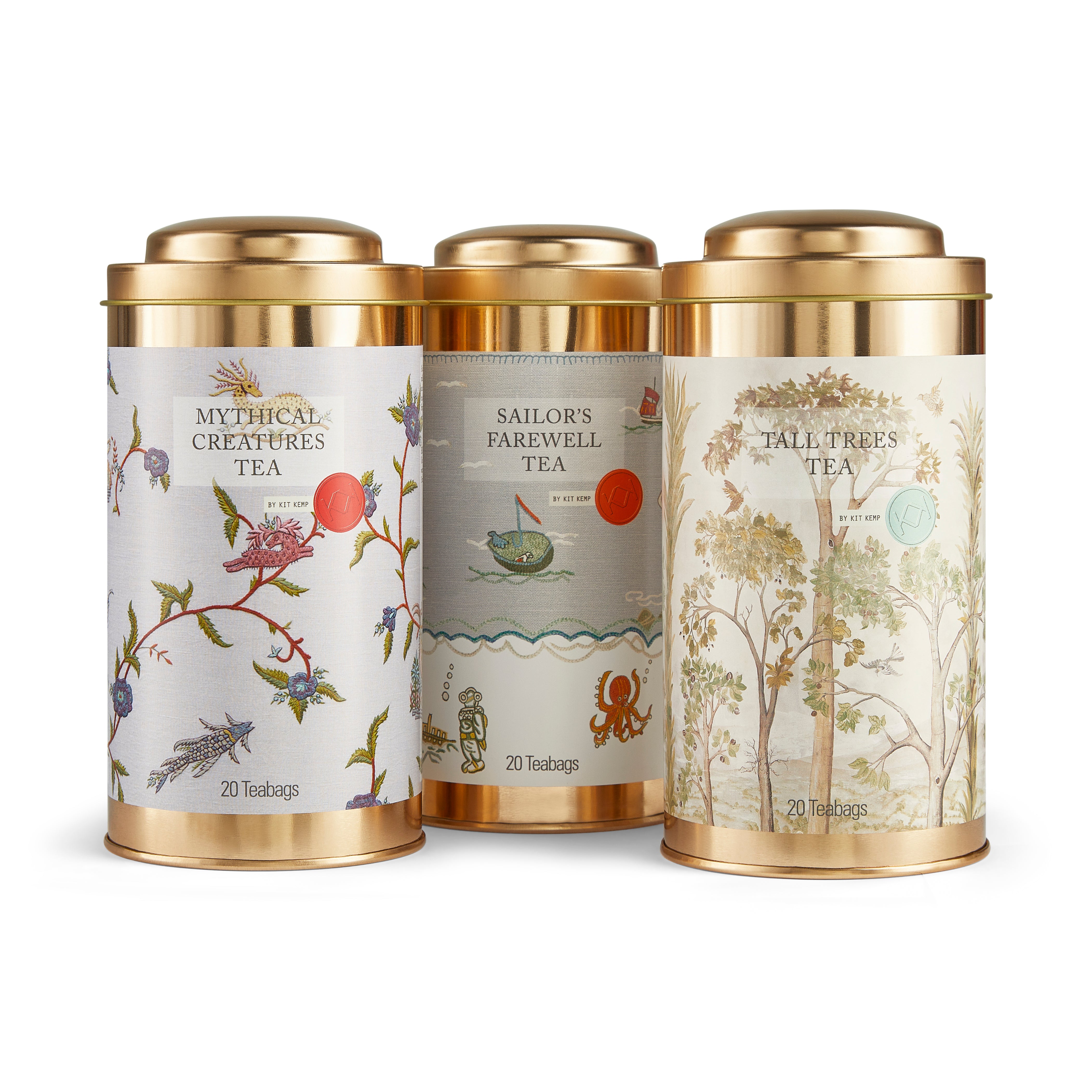 Tall Trees Tea Caddy Tin