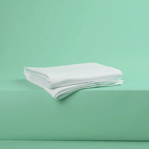 Classic White Cotton 300 TC Flat Sheet