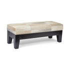 Ella End of Bed Stool - Ikat Weave Natural