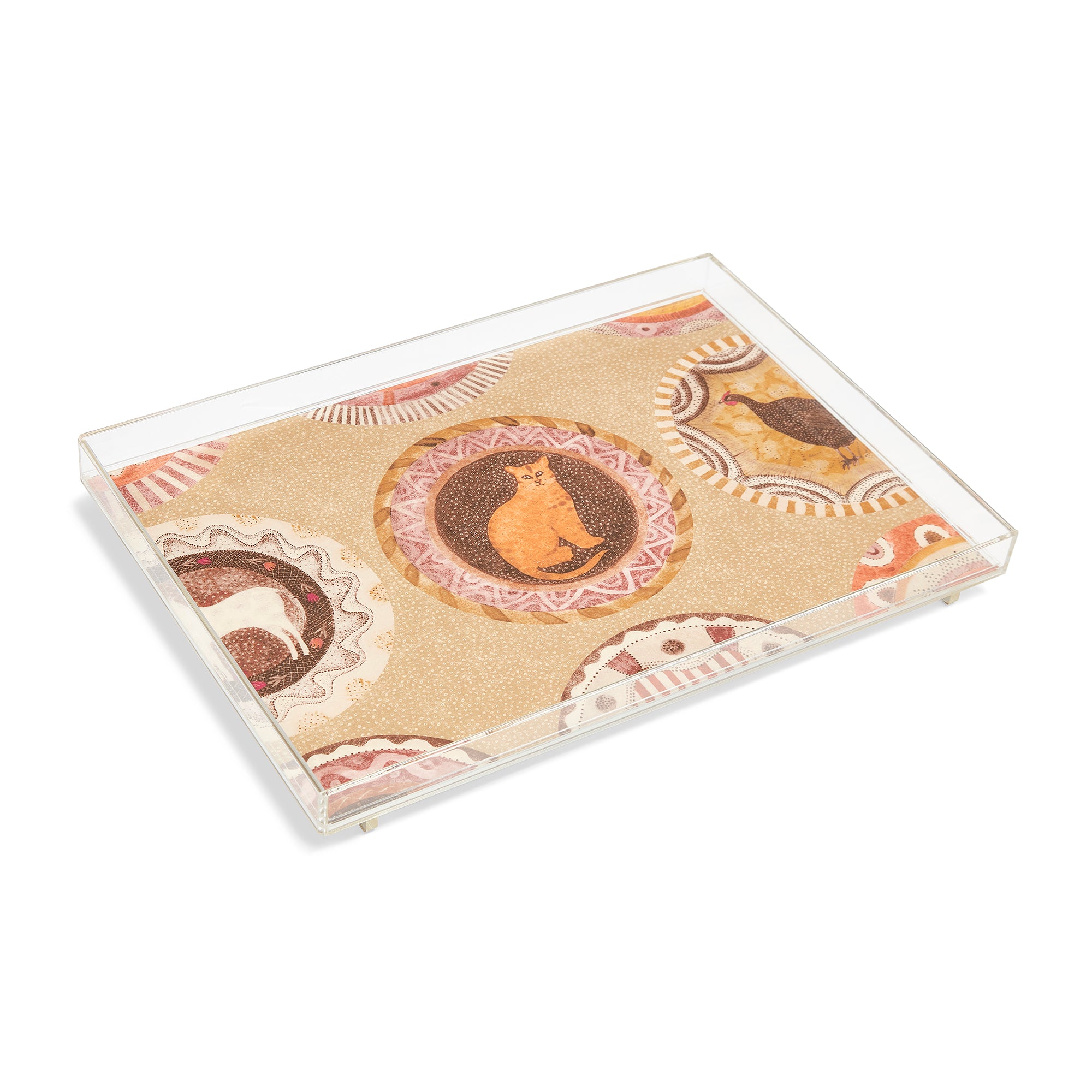 Robina's Ginger Cat On Sand Tray