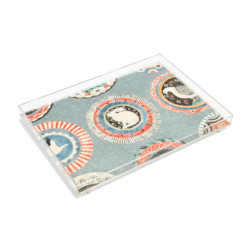 Robina's Rabbit On Blue Tray