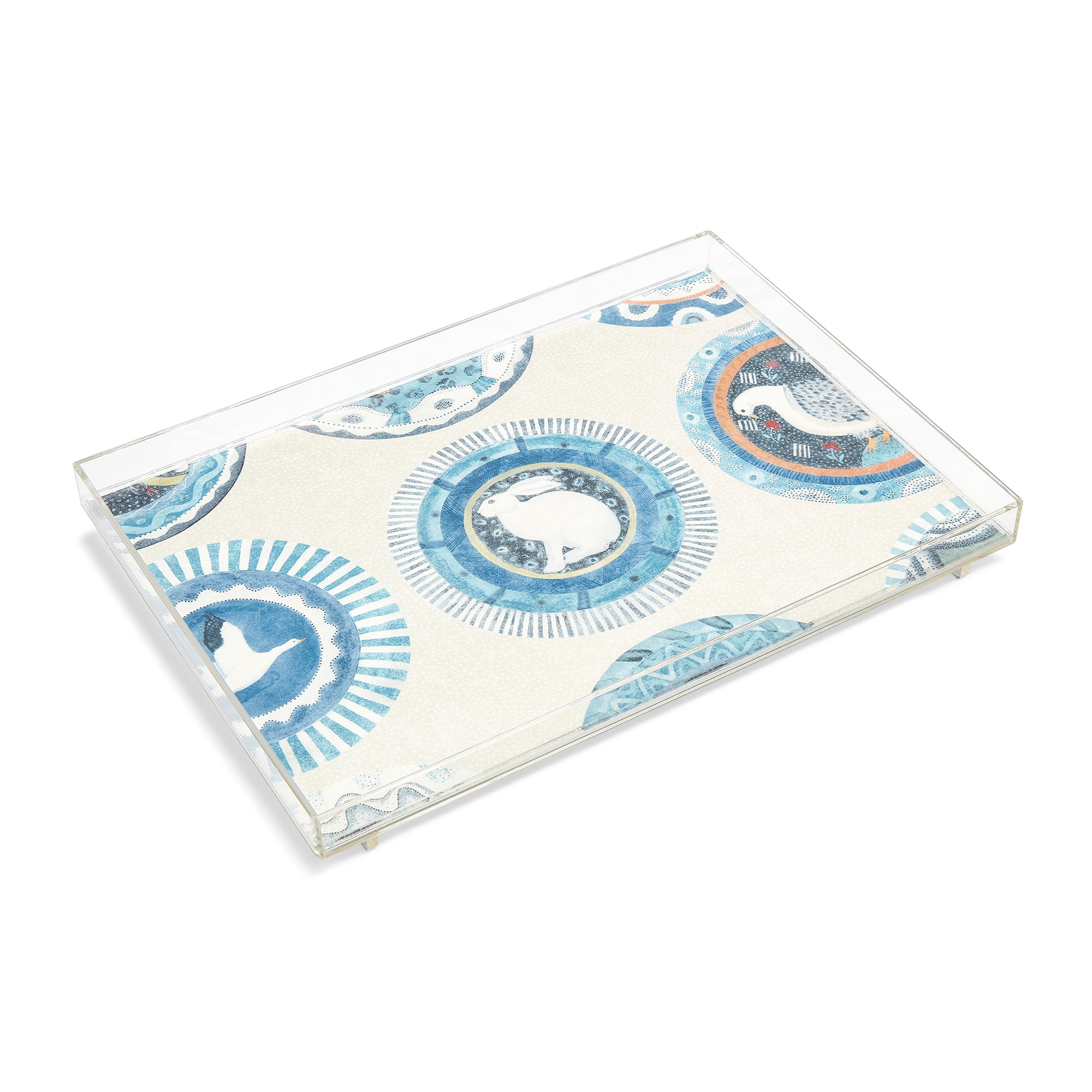 Robina's Rabbit On White Tray