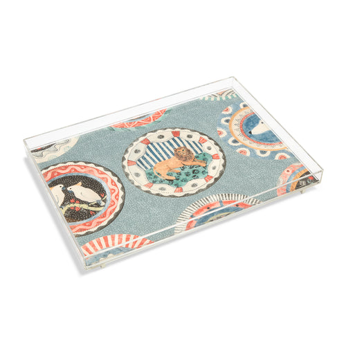 Robina's Lion On Blue Tray