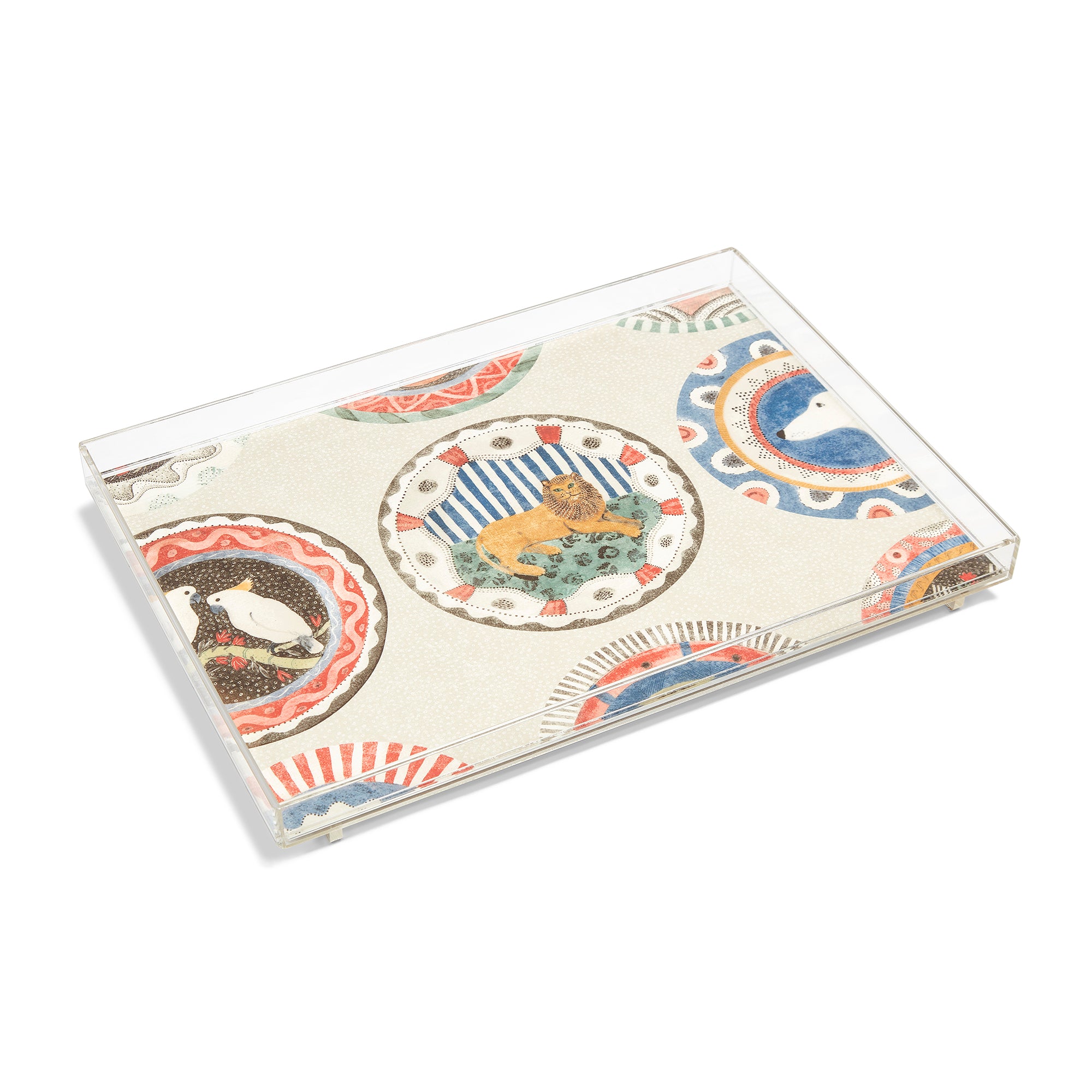 Robina's Lion On White Tray