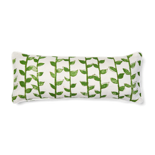 Tea Trail Green Bolster Cushion