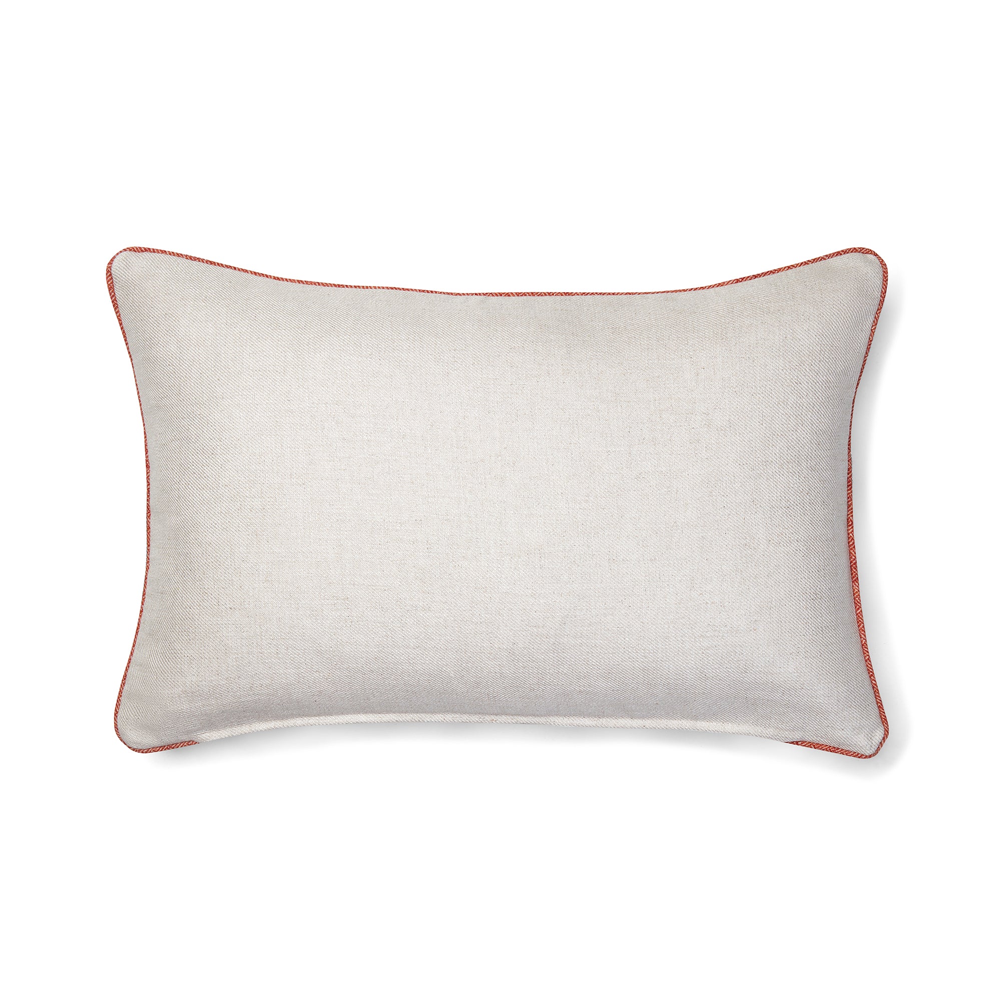 Flower Power Orange Rectangular Cushion