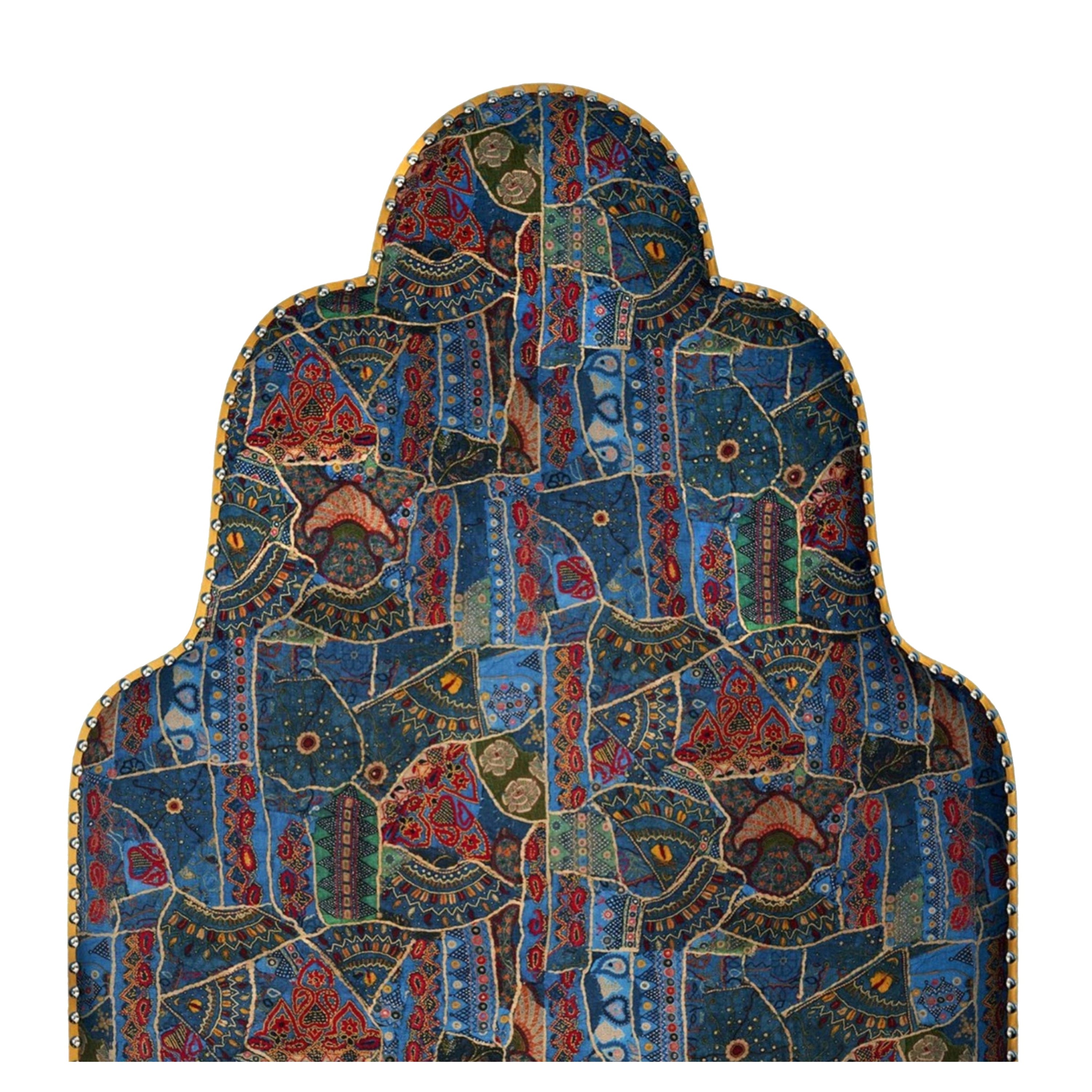 Flora Headboard - Front Row Jewel Blue