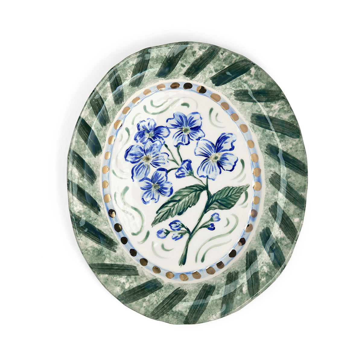 Forget-Me-Nots in the Fields Platter