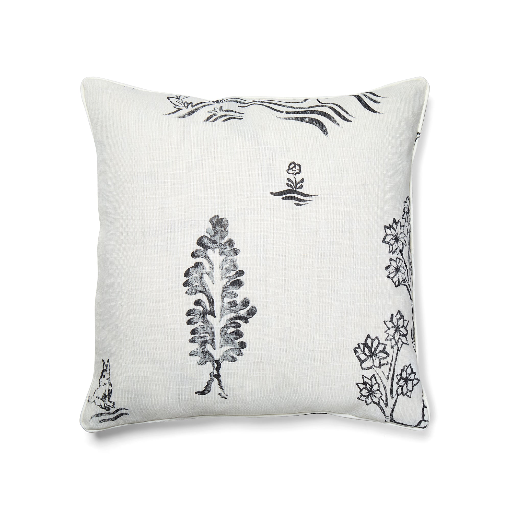 Friendly Folk Outdoor Cushion