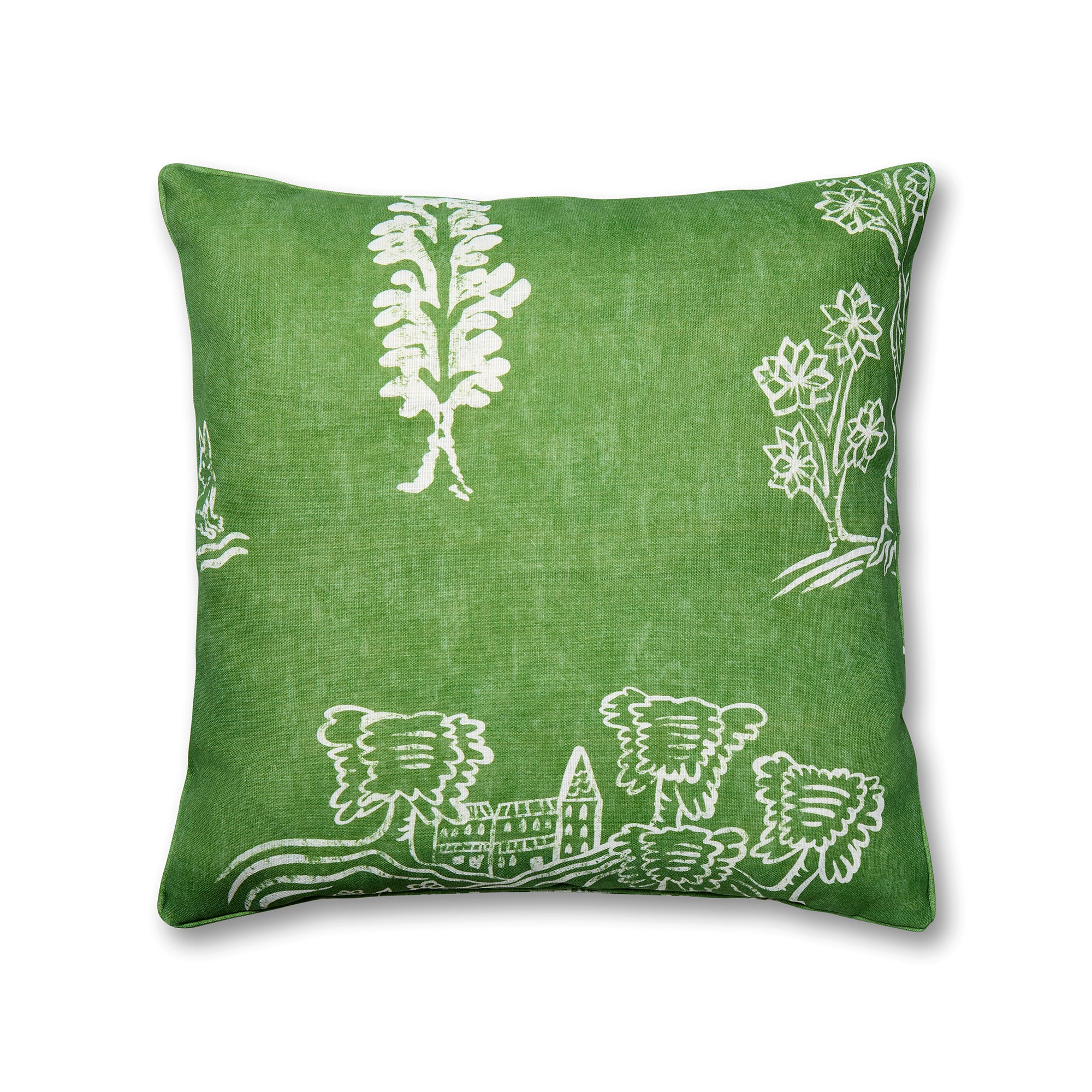 Friendly Folk Outdoor Cushion