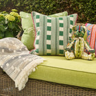 Friendly Folk Outdoor Cushion