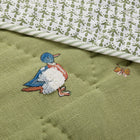 Garden Shed Quilted Bedspread - Green