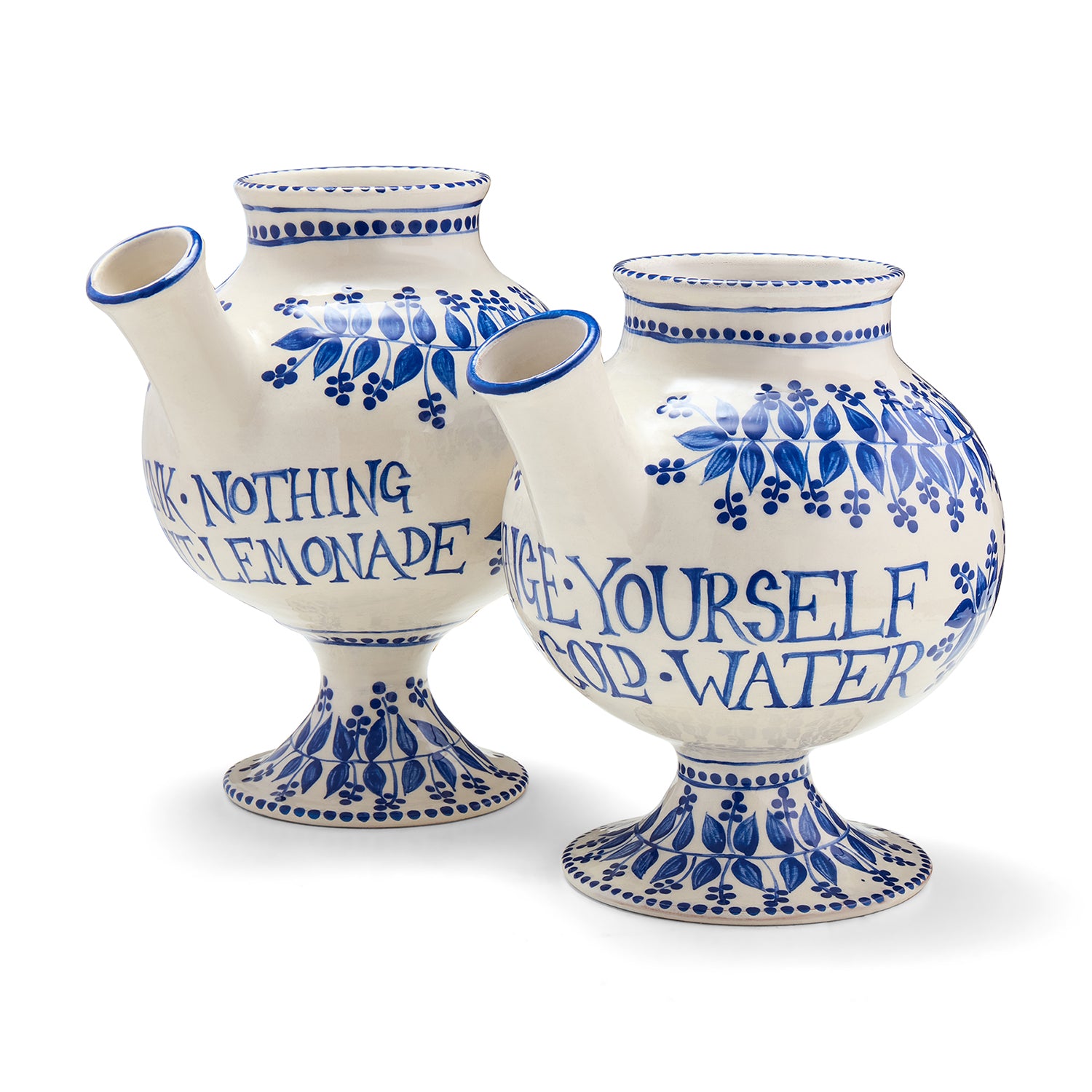 A pair of syrup jugs by Katrin Moye.