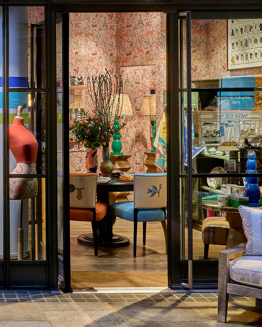 Shop Kit Kemp at Ham Yard Village, the address location at 3 Ham Yard in London
W1D 7DT