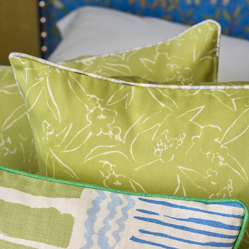 Inside-Out Green Cushion