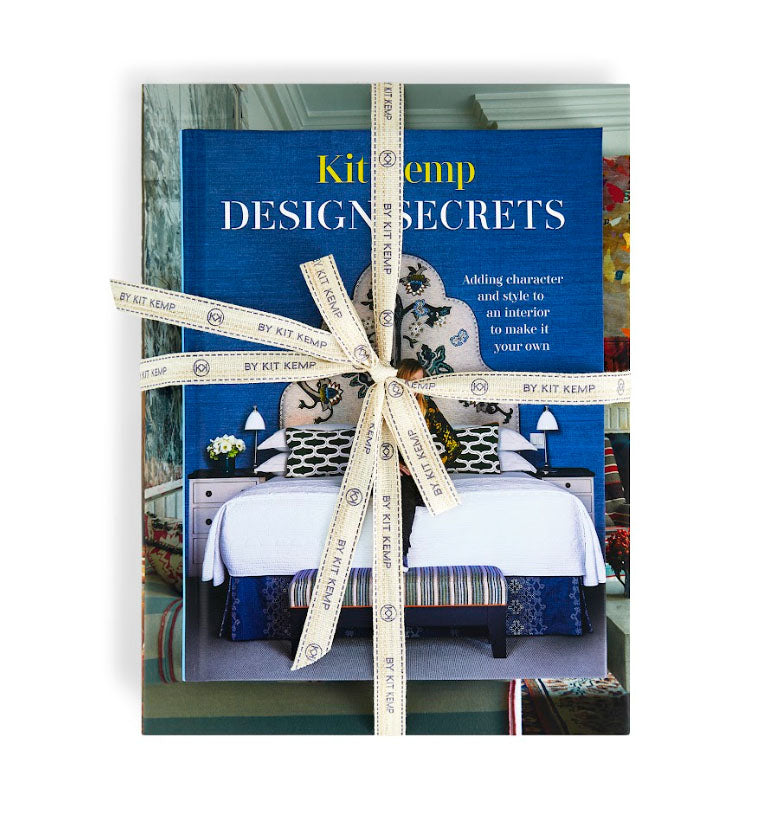 Limited Edition Book Bundle which includes all of Kit’s four books. 'A Living Space', follows an inspiring personal voyage through the many spaces Kit has designed, 'Every Room Tells A Story', reveals Kit’s distinctive and often bold approach invoking curiosity and intrigue, 'Design Thread', champions artisans and craftsmanship and 'Design Secrets’