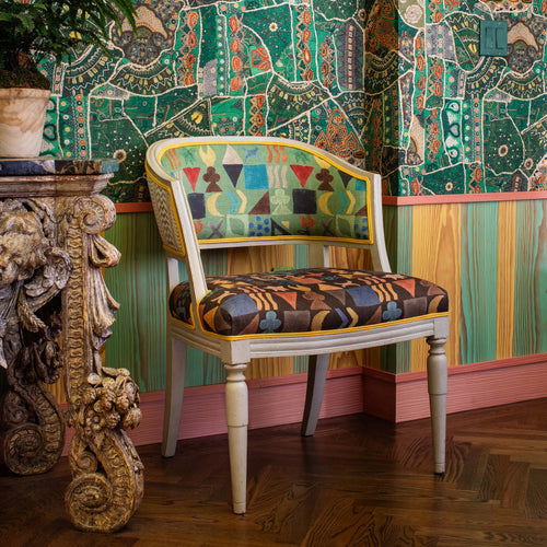 Whitby Chair - Potato Print