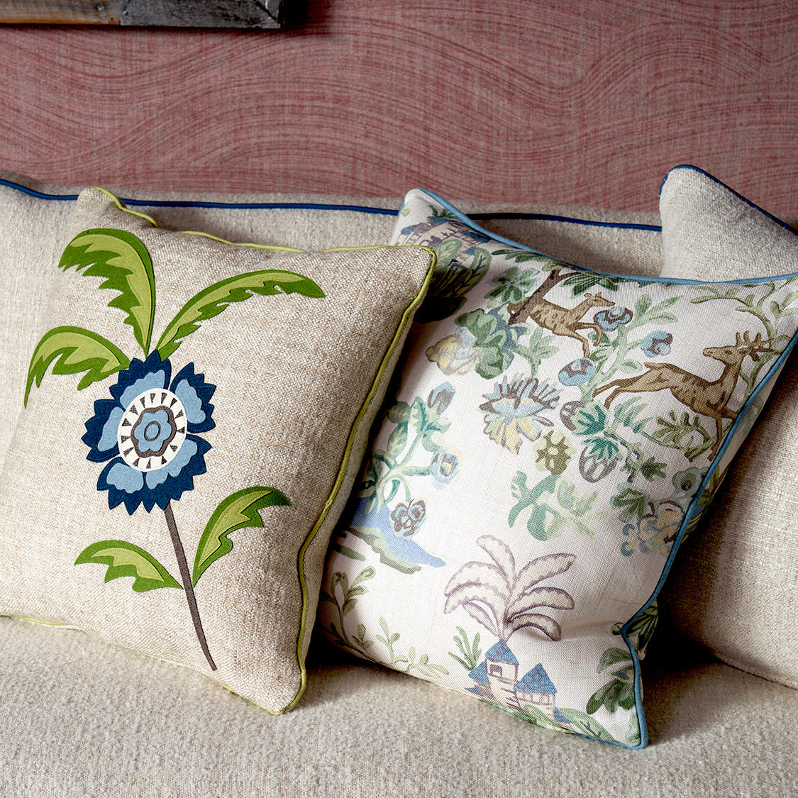 Knights Tale Light Teal Cushion