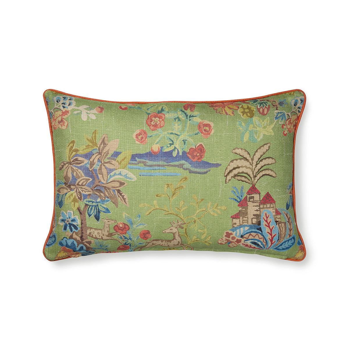 Knight's Tale Rectangular Cushion - Green