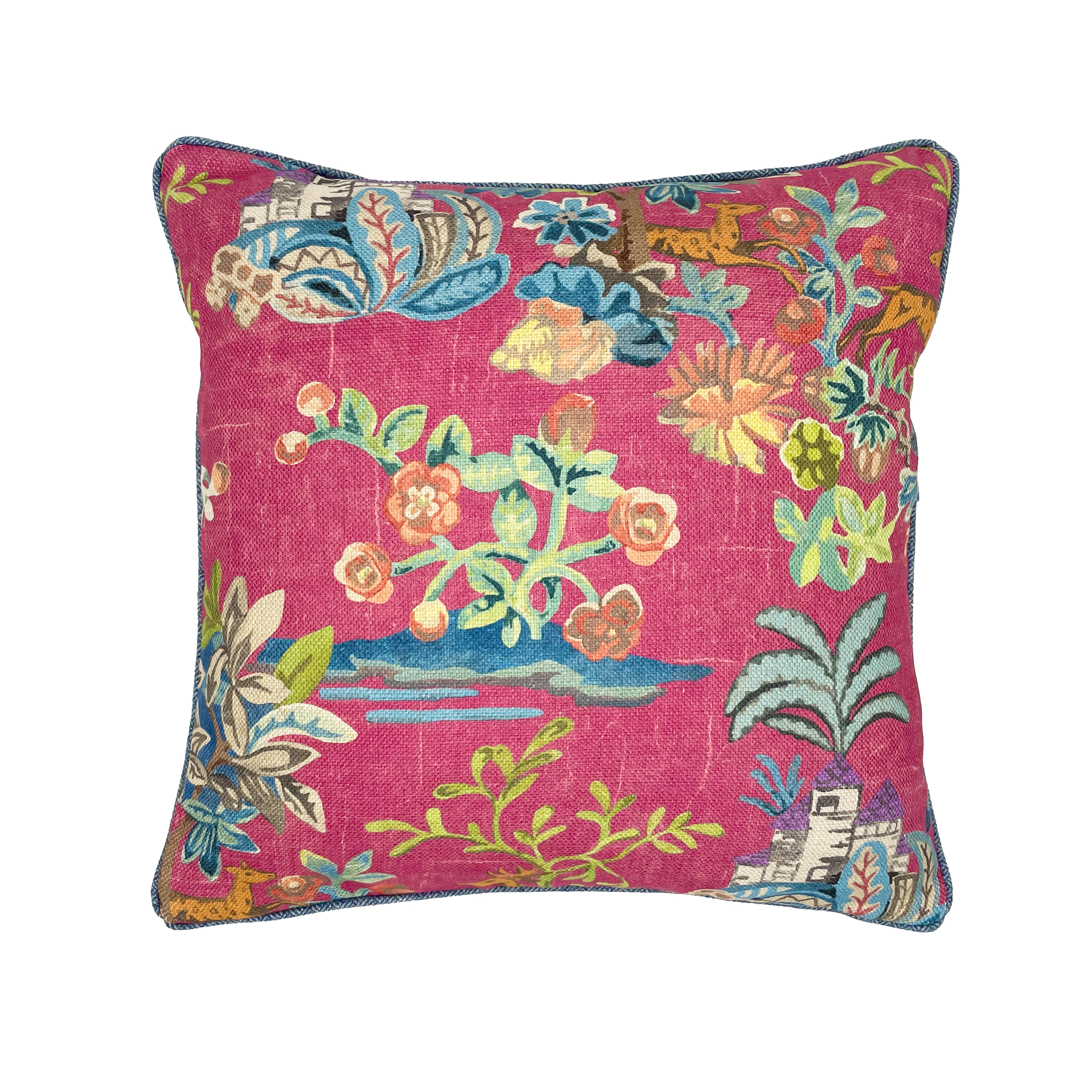 Knights Tale Fuchsia Cushion