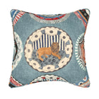 Robina's Dinner Party Teal Cushion