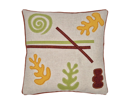 Leaf and Twig l Summer Cushion