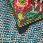 Miss Muffet Teal - Small Woven Rug