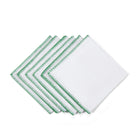 Set of 6 Green Blanket Stitch Napkins